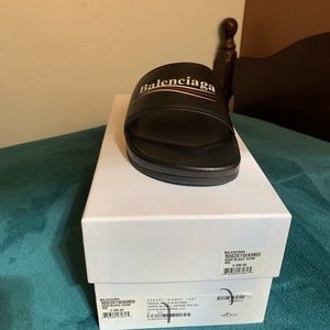 Balenciaga Campaign Slide - Black